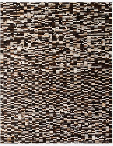 8' 1 x 10' Cowhide - Patchwork Rug