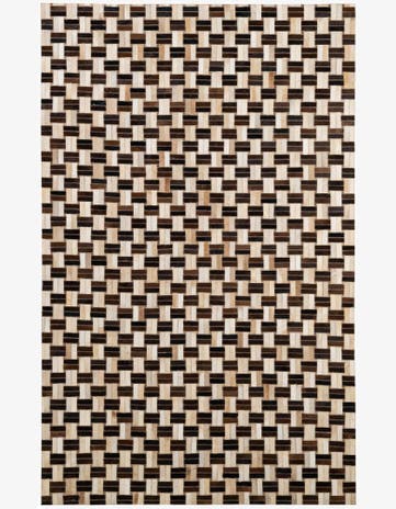 4' 11 x 7' 10 Cowhide - Patchwork Rug
