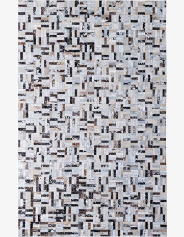 5' x 7' 11 Cowhide - Patchwork Rug