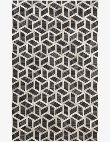 5' x 8' 1 Cowhide - Patchwork Rug