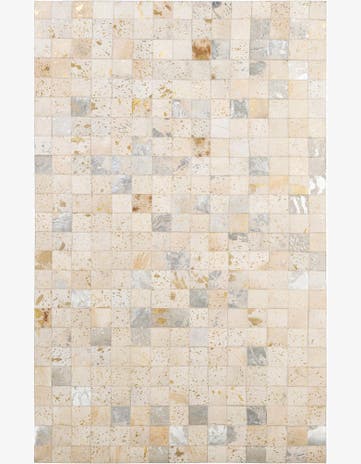 4' 11 x 7' 11 Cowhide - Patchwork Rug