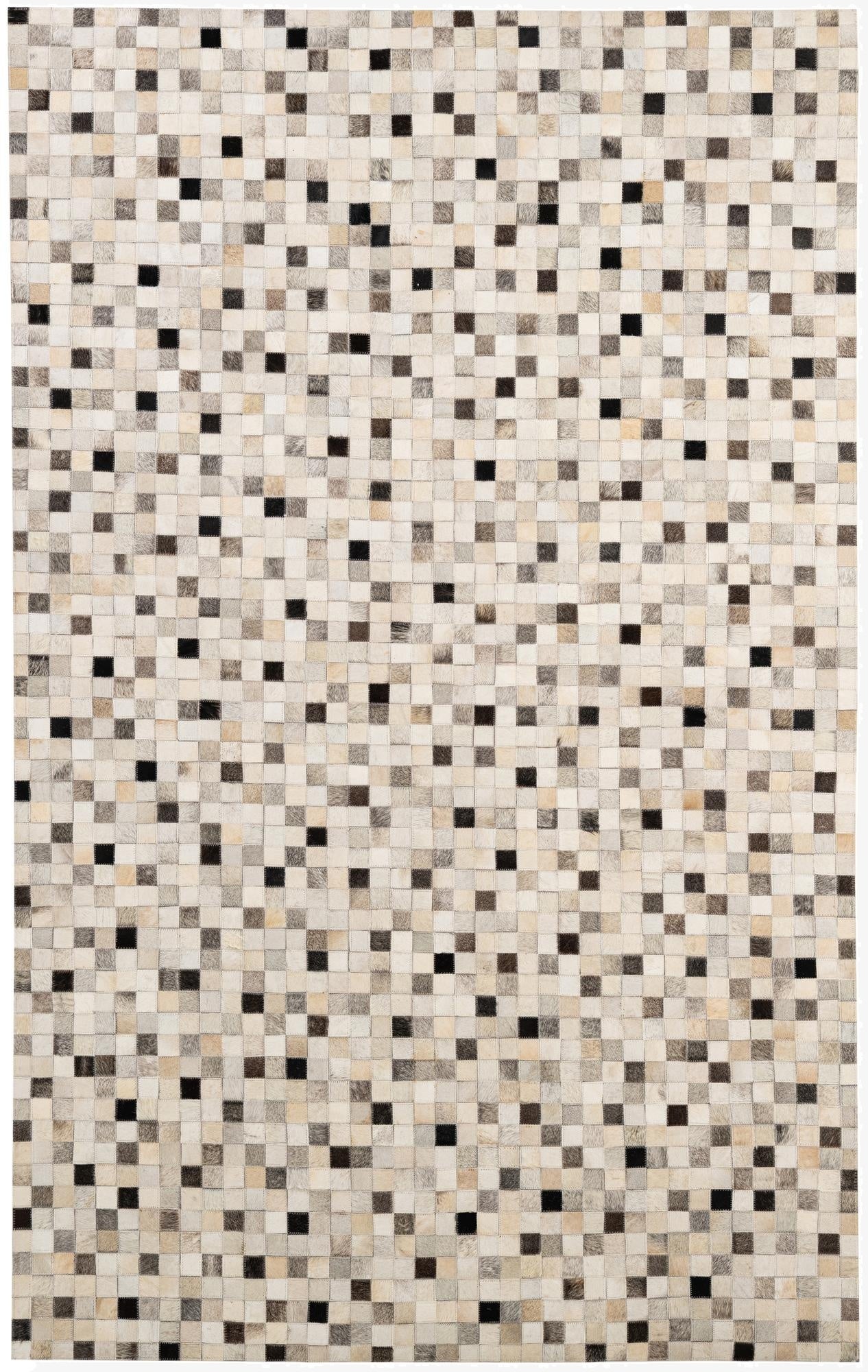 5' x 7' 11 Cowhide - Patchwork Rug