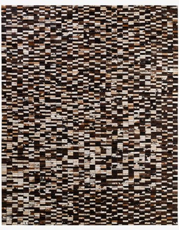 8' 1 x 10' Cowhide - Patchwork Rug