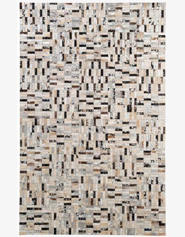 5' x 8' Cowhide - Patchwork Rug