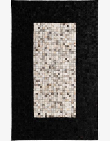 5' x 7' 11 Cowhide - Patchwork Rug