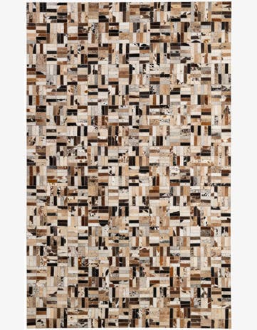 5' x 8' Cowhide - Patchwork Rug