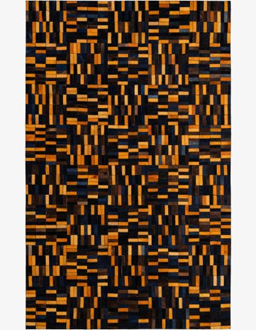 5' x 7' 11 Cowhide - Patchwork Rug