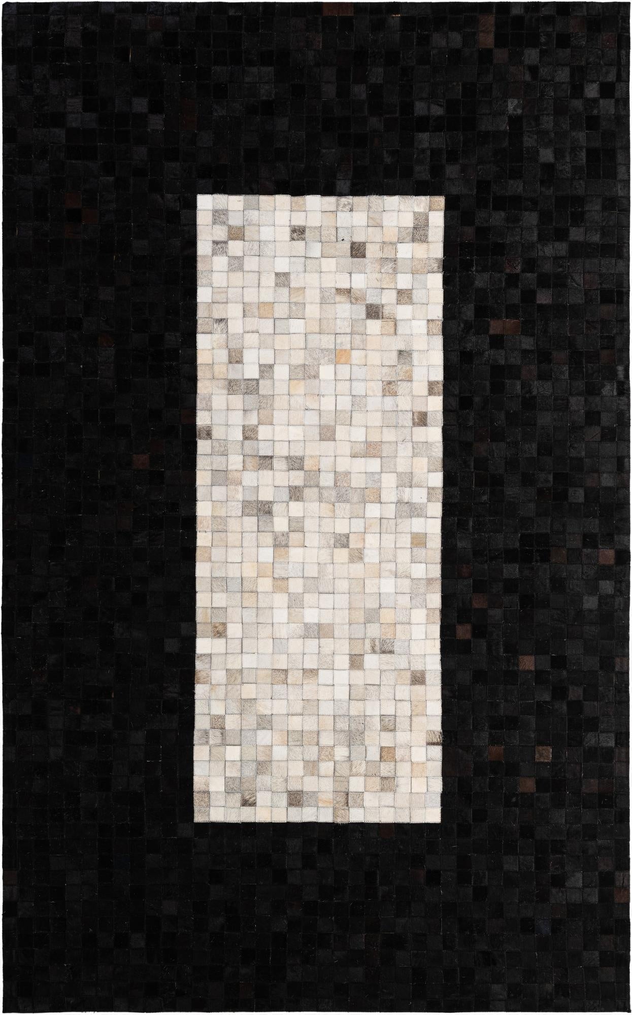 5' 1 x 8' 1 Cowhide - Patchwork Rug