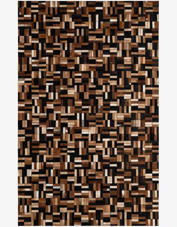 4' 11 x 7' 9 Cowhide - Patchwork Rug