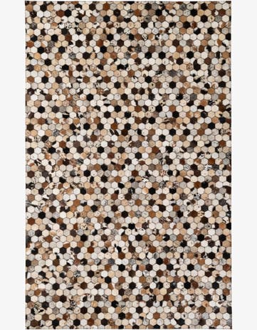 5' x 7' 11 Cowhide - Patchwork Rug