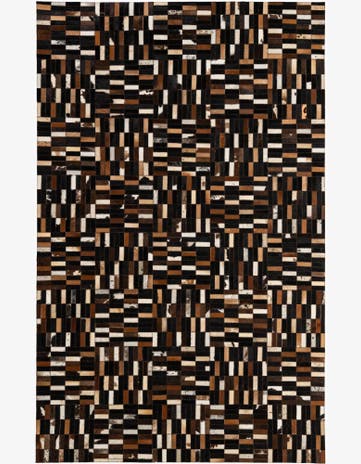 5' x 7' 10 Cowhide - Patchwork Rug