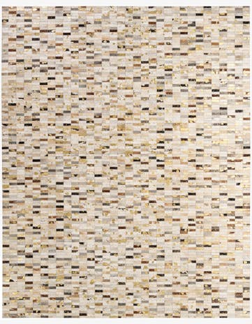 7' 11 x 10' 1 Cowhide - Patchwork Rug