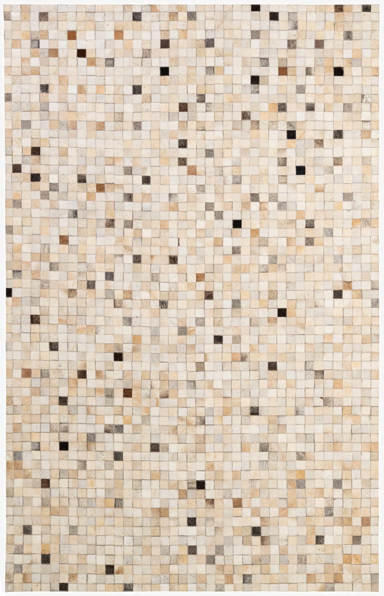 5' 1 x 7' 11 Cowhide - Patchwork Rug