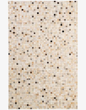 5' 1 x 7' 11 Cowhide - Patchwork Rug