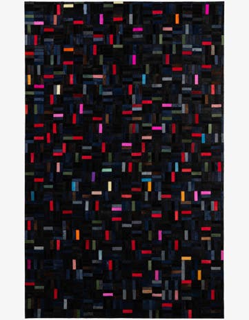 5' 1 x 8' Cowhide - Patchwork Rug