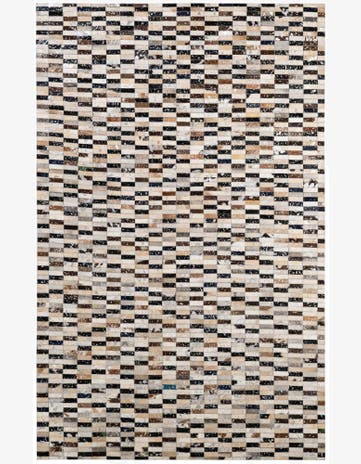 5' 1 x 8' 1 Cowhide - Patchwork Rug