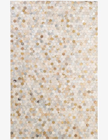 5' 2 x 8' Cowhide - Patchwork Rug