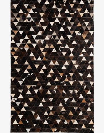 5' 1 x 7' 11 Cowhide - Patchwork Rug