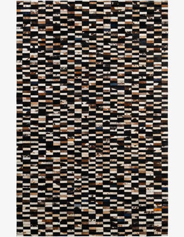 5' 2 x 8' Cowhide - Patchwork Rug