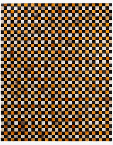 8' 1 x 10' Cowhide - Patchwork Rug