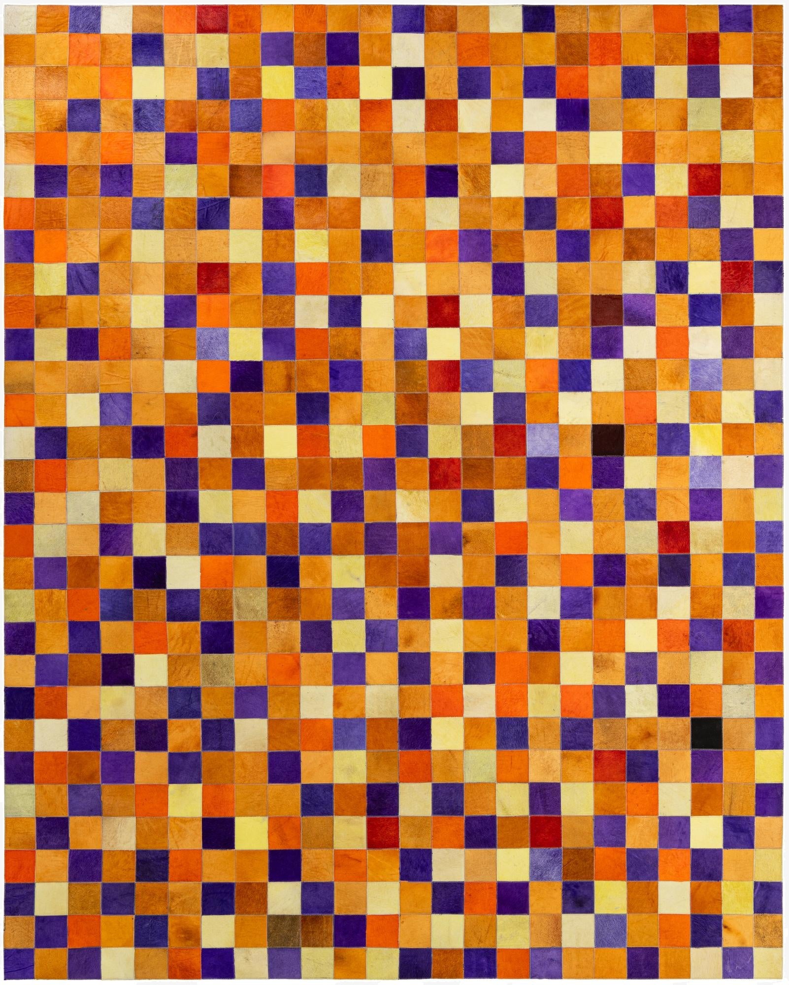 7' 11 x 9' 11 Cowhide - Patchwork Rug