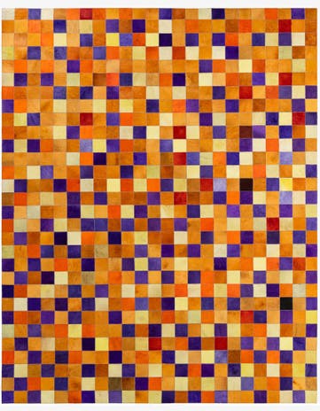 7' 11 x 9' 11 Cowhide - Patchwork Rug