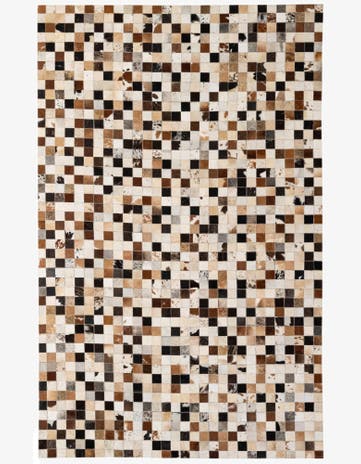 5' x 8' Cowhide - Patchwork Rug