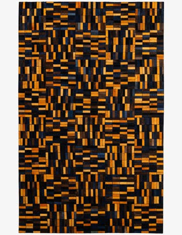 4' 11 x 7' 11 Cowhide - Patchwork Rug