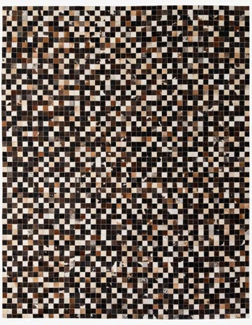 8' 1 x 10' Cowhide - Patchwork Rug