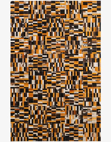 5' x 7' 11 Cowhide - Patchwork Rug