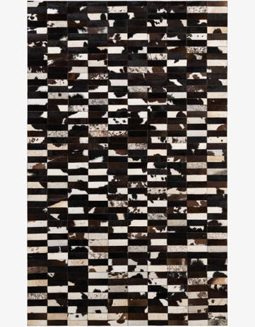 4' 11 x 7' 11 Cowhide - Patchwork Rug