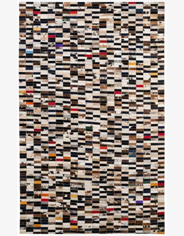 5' x 8' Cowhide - Patchwork Rug