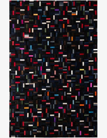 5' 1 x 7' 11 Cowhide - Patchwork Rug