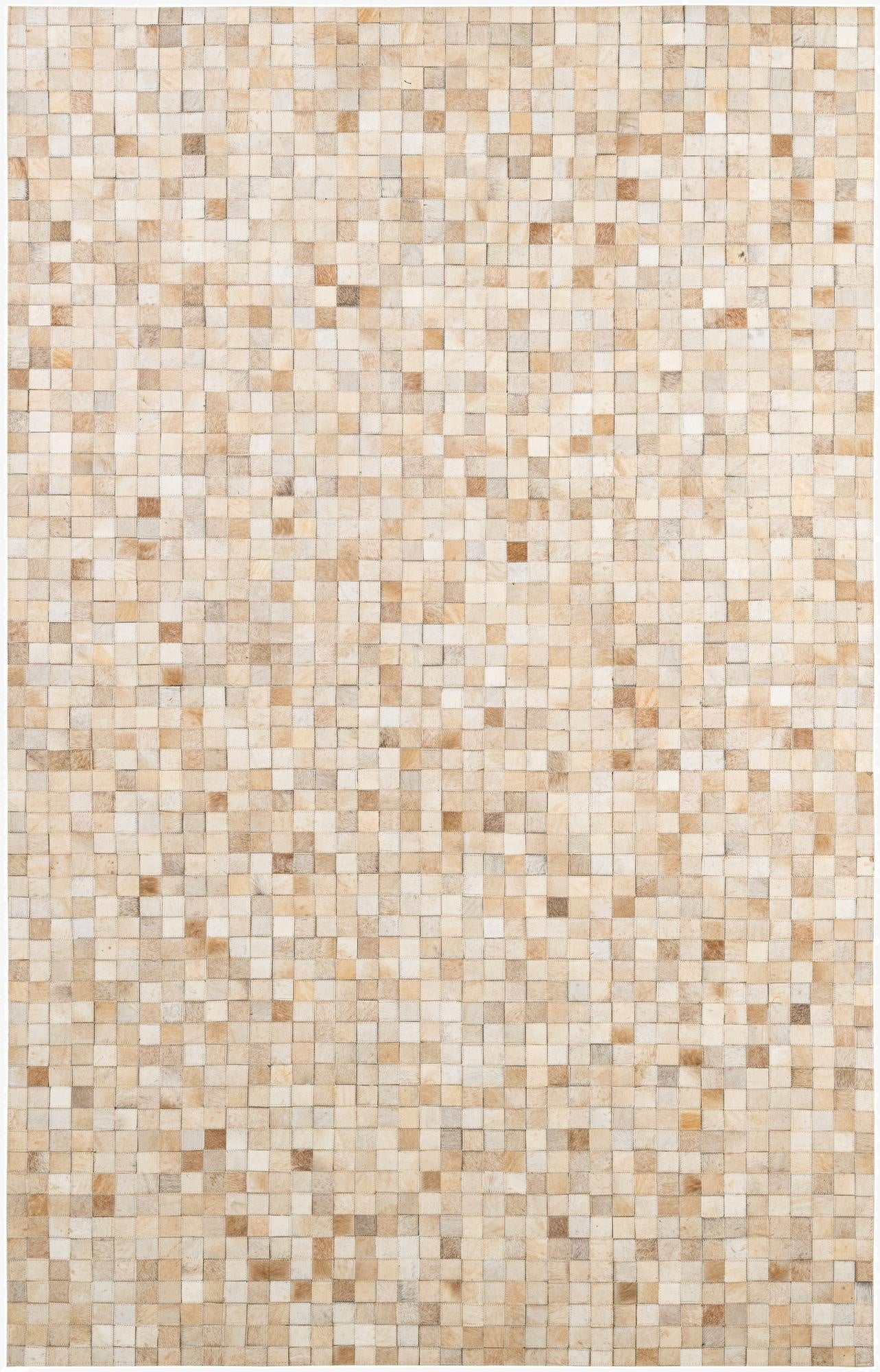 5' 1 x 8' 1 Cowhide - Patchwork Rug