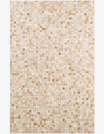 5' 1 x 8' 1 Cowhide - Patchwork Rug