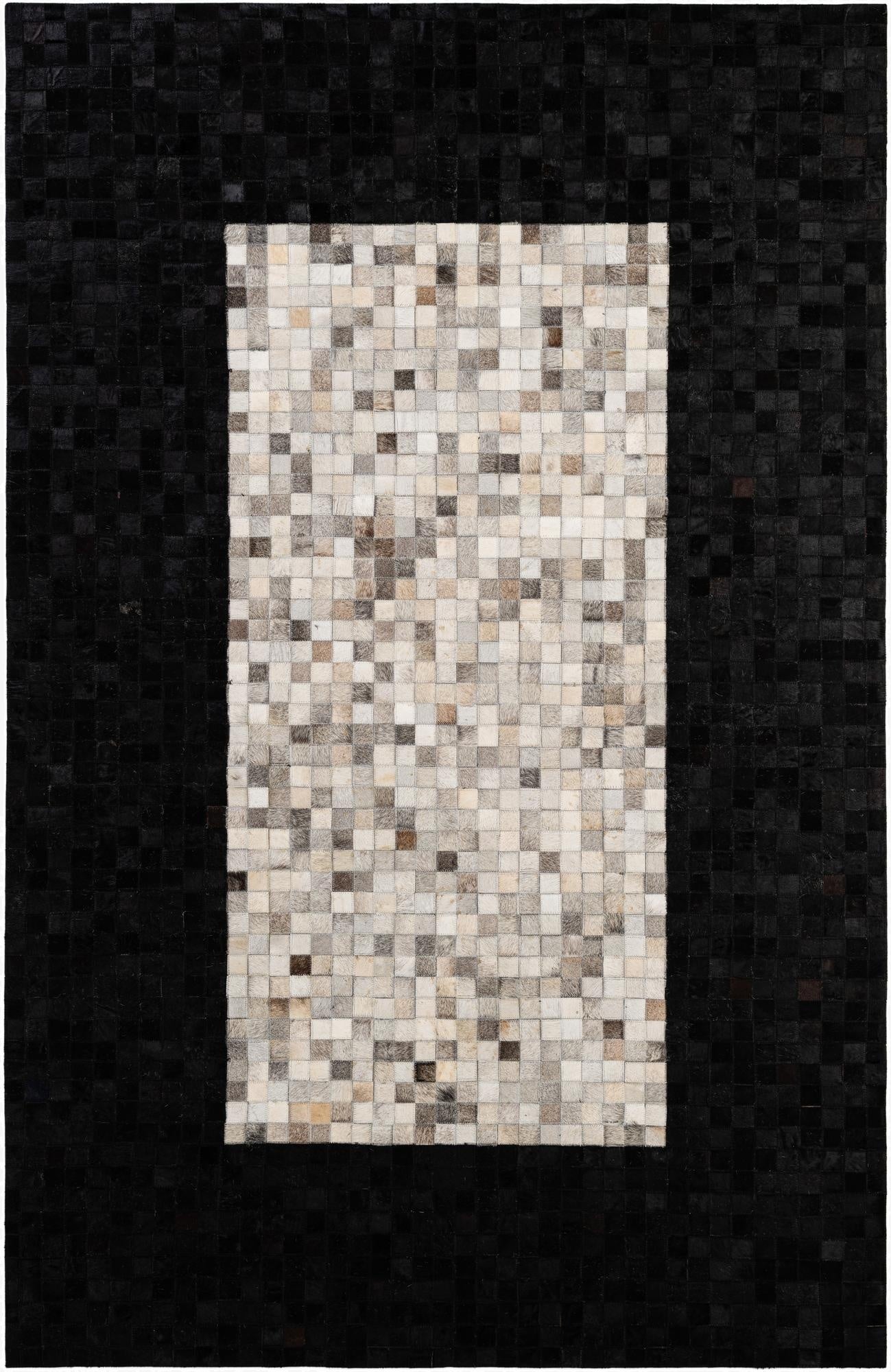 5' 2 x 7' 11 Cowhide - Patchwork Rug