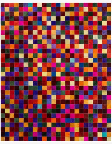 7' 11 x 9' 10 Cowhide - Patchwork Rug