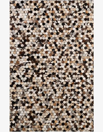 5' 1 x 7' 11 Cowhide - Patchwork Rug