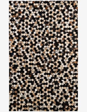 5' x 8' Cowhide - Patchwork Rug