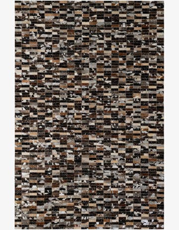 5' 2 x 7' 11 Cowhide - Patchwork Rug