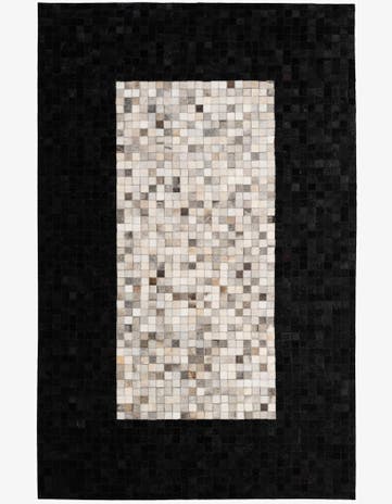 5' 1 x 7' 11 Cowhide - Patchwork Rug