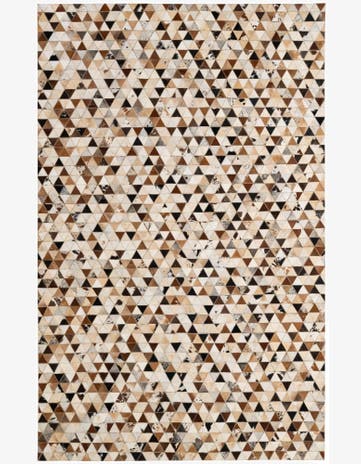 5' 1 x 7' 11 Cowhide - Patchwork Rug