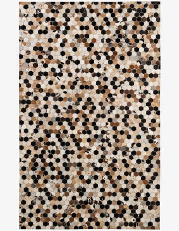 5' x 7' 11 Cowhide - Patchwork Rug