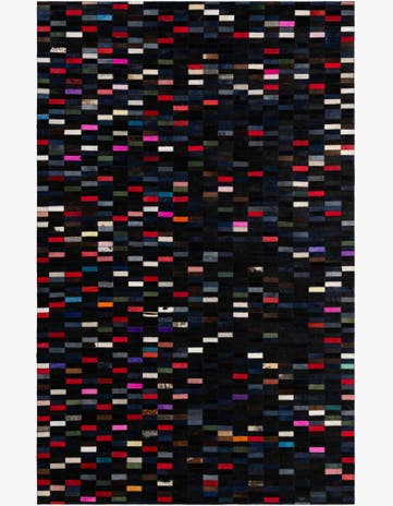 5' 2 x 7' 11 Cowhide - Patchwork Rug