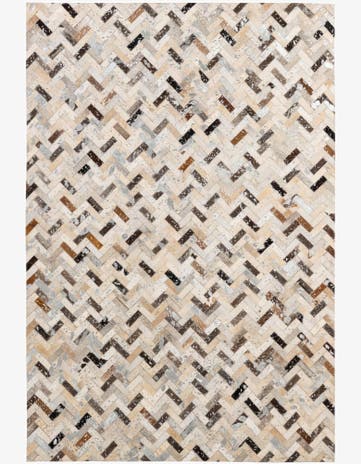 4' 2 x 6' 1 Cowhide - Patchwork Rug