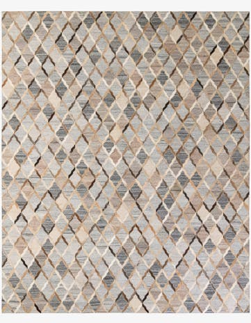 8' 1 x 9' 10 Cowhide - Patchwork Rug