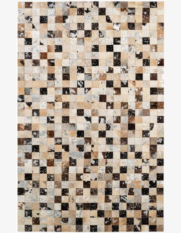 5' 1 x 7' 11 Cowhide - Patchwork Rug