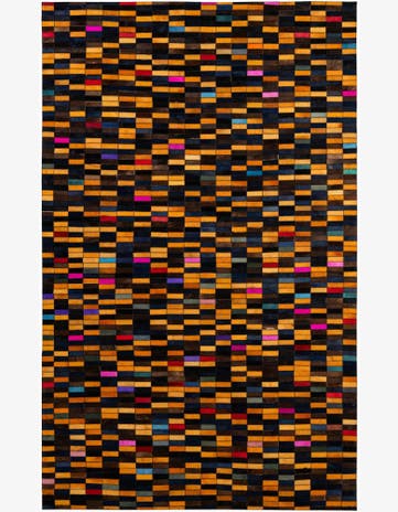 5' x 8' Cowhide - Patchwork Rug