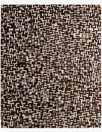 8' 2 x 10' Cowhide - Patchwork Rug