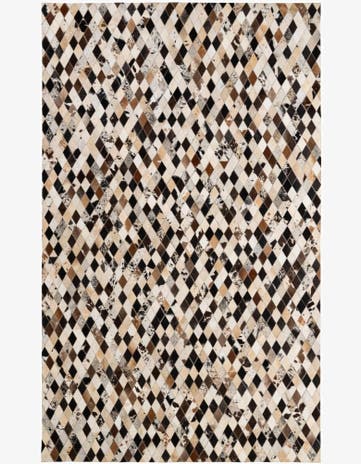 5' x 7' 11 Cowhide - Patchwork Rug